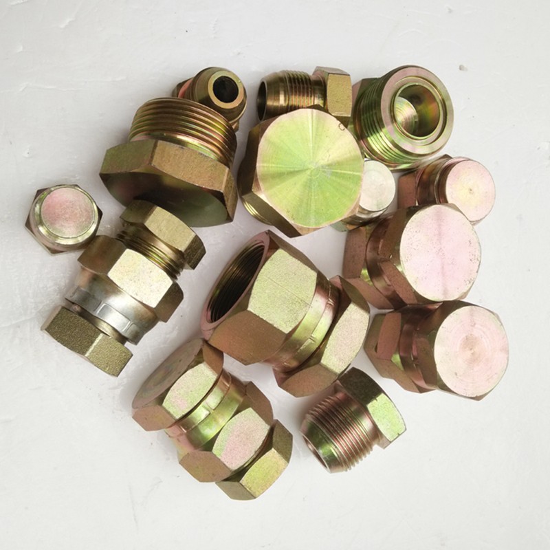 挖机破碎锤堵头 炮头油管路堵丝 45 68 75 100 85破碎锤弯管堵头