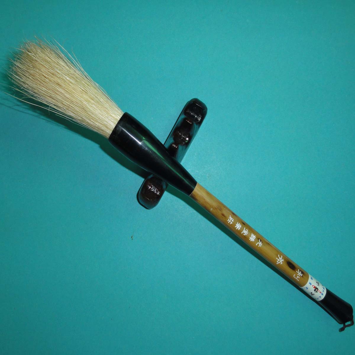 利斧 纯白猪鬃高弹硬毫长锋毛笔 文房四宝国画山水章草用笔元锋堂