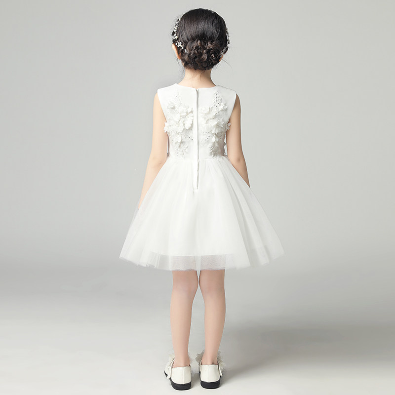 儿童礼服公主裙蓬蓬纱女童婚纱裙小花童晚礼服裙主持人钢琴演出服