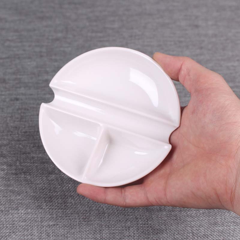 多功能墨池笔架搁笔墨海笔洗带盖砚台多用仿陶瓷文房四宝墨碟用品