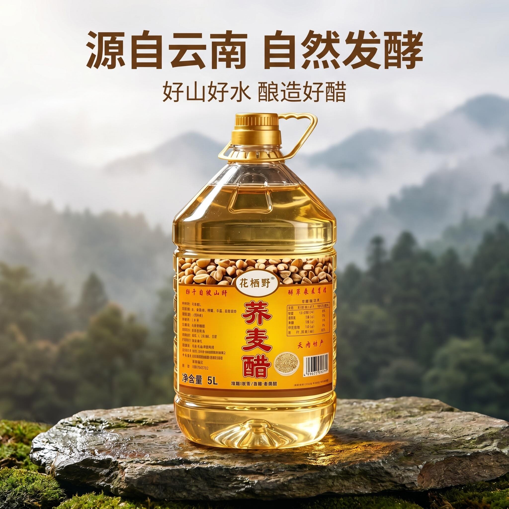 【无添加】云南特产荞麦醋 优质荞麦发酵 升级工艺 健康首选