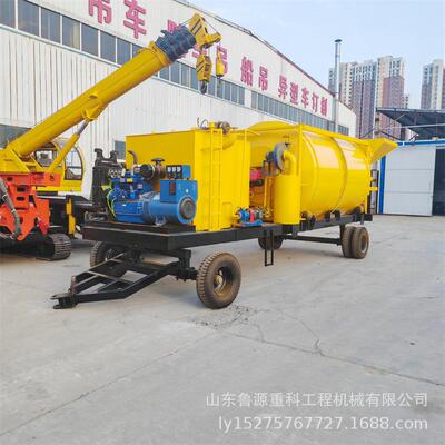 搅拌沥青料设备柏油沥青加热拌和机车载或牵引行走