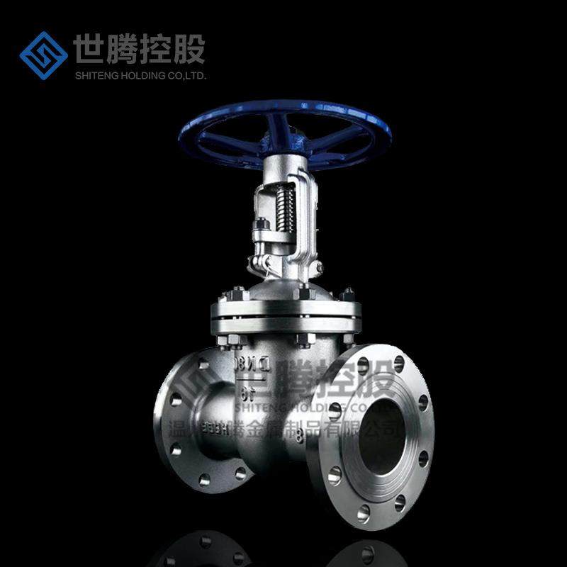 Z41H双向手动法兰美标闸阀Z40Y-16C暗杆阀门不锈钢闸阀DN100