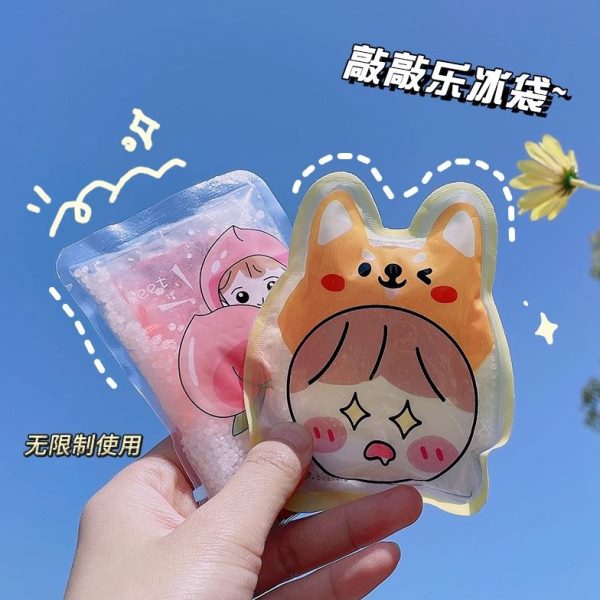 夏用敷迷你夏天夏季降温神器敲敲日冰暑袋乐防重复使冰袋便携随身