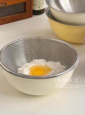 食品级不锈钢洗菜盆沥水篮不锈钢打蛋盆烘焙专用带刻度料理盆