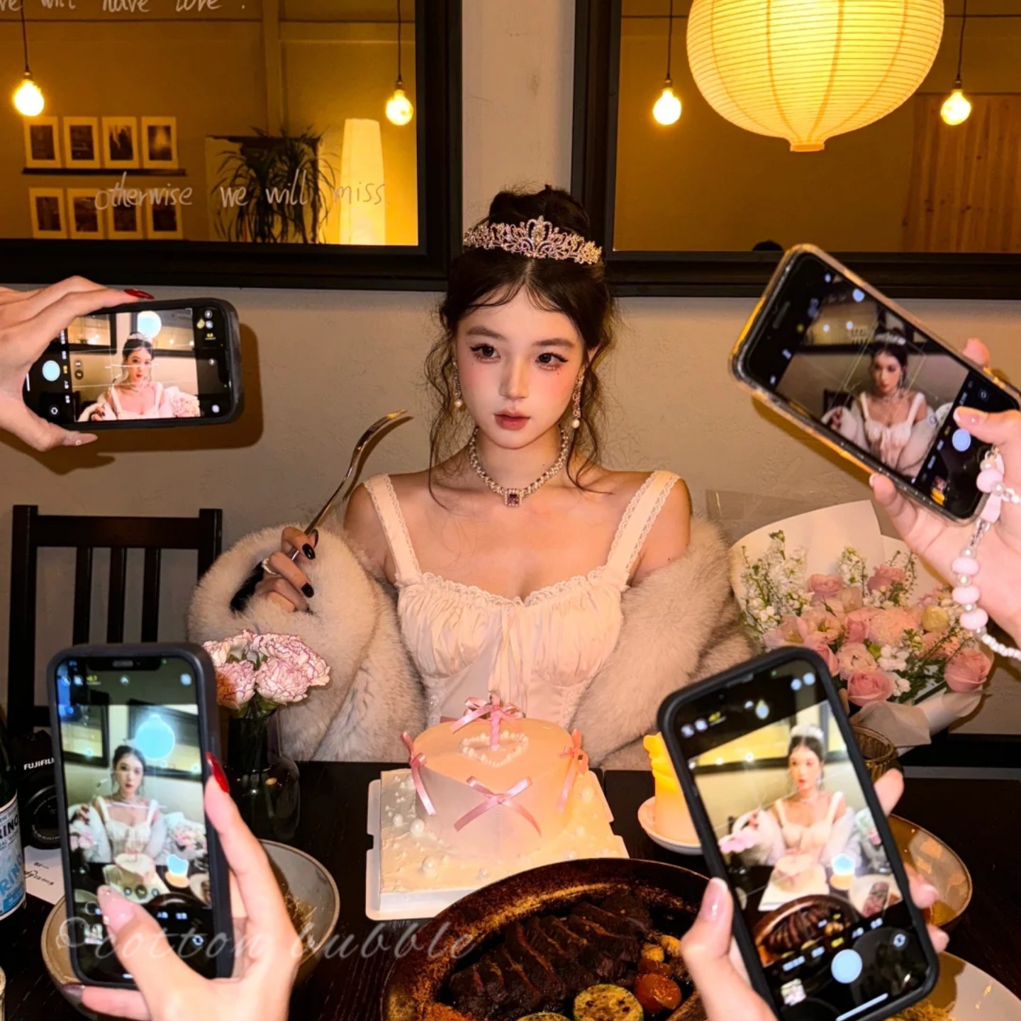 生日皇冠女水晶公主头饰十八岁