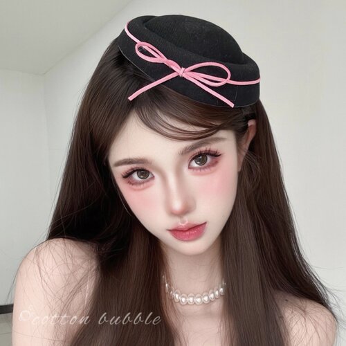 复古辣妹jk帽子头饰水手服贝雷帽