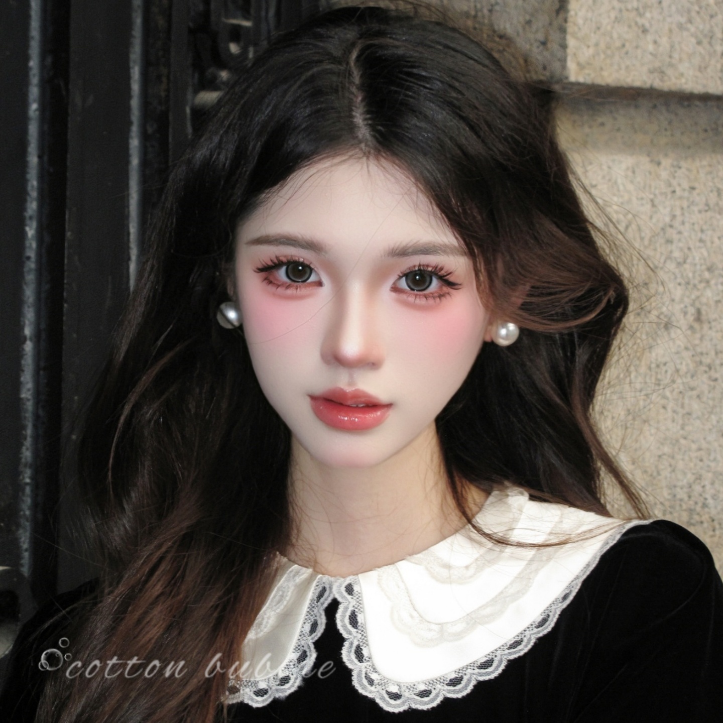 珍珠耳钉高级感赫本风复古百搭女