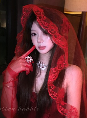 复仇鬼新娘头纱万圣节cos装扮
