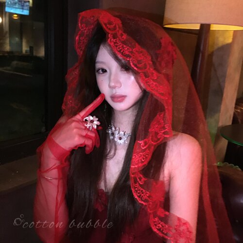 复仇鬼新娘头纱万圣节cos装扮