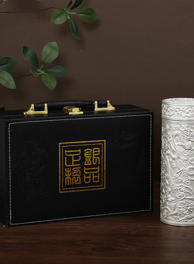 【九龙杯-TTRF】银色保温水杯内胆礼品杯过滤九龙水杯【带礼盒】