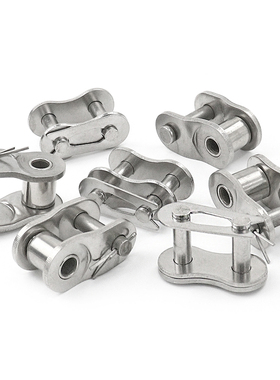 不锈钢链条接头2分2.5 3 4 5 6分1寸04C05B06BC08AB10AB 12AB16AB