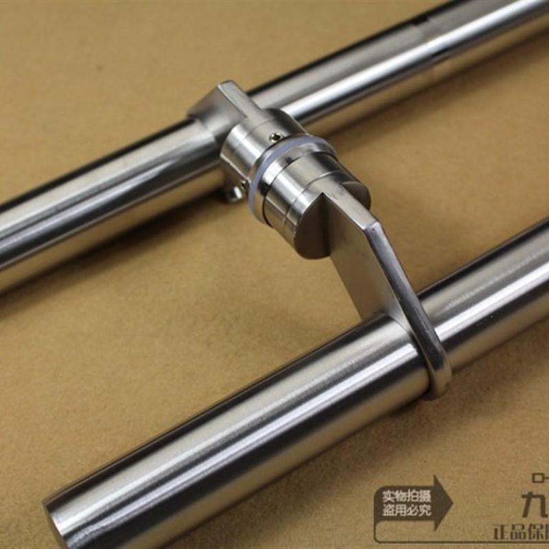 不锈钢刀a片脚 斜角鸭舌脚不锈钢玻璃门拉手ktv有框地弹门大门把