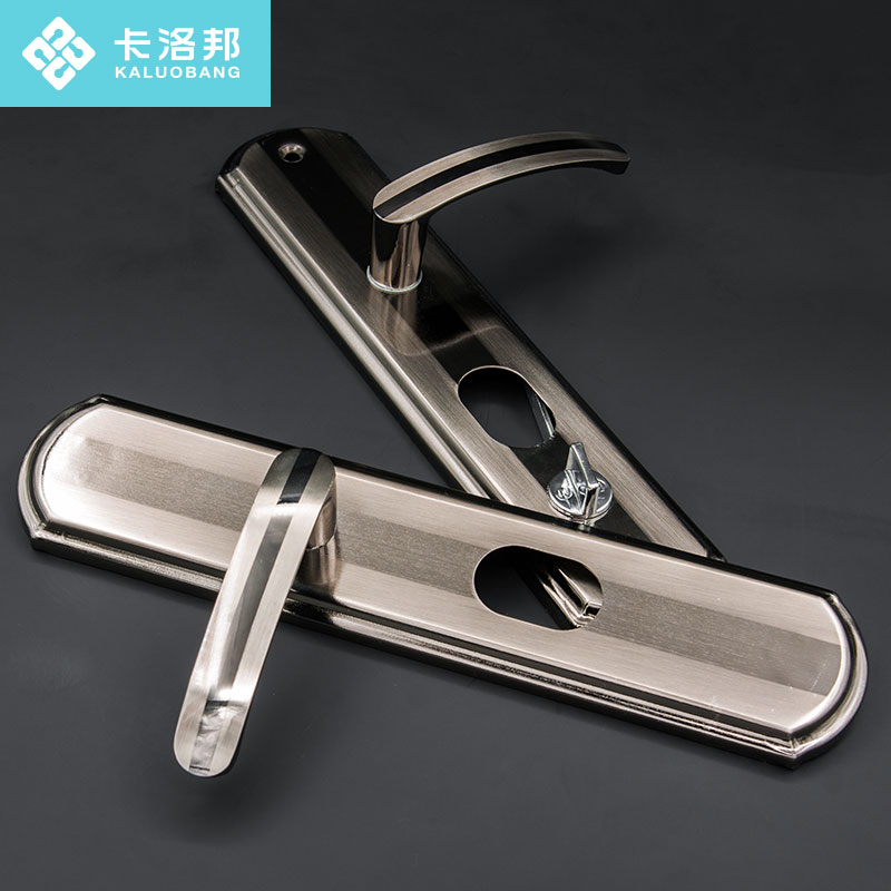 防盗门把手通用型加厚面板门锁具老式门配件家R用拉手大门套装手