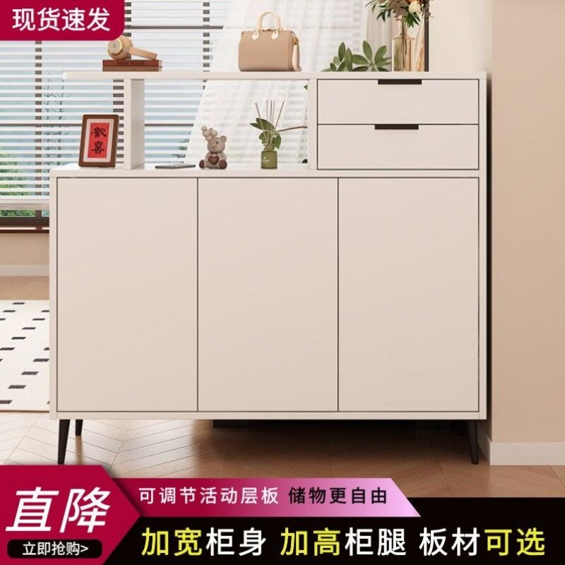 实木玄关柜鞋柜一体客厅屏风隔断柜轻奢酒柜现代简约进门间厅柜子