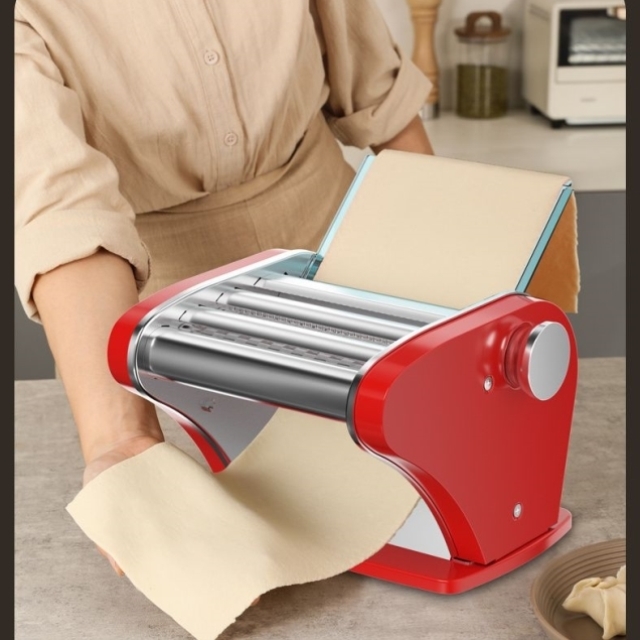 新款电动多功能面条机家用电动饺子馄饨皮机压面机智能芯控扭力大