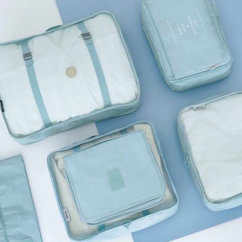 旅行便携式收纳袋分装袋行李箱衣服衣物内衣裤整理包学生束口袋子