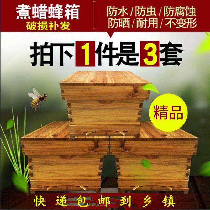 煮蜡蜜蜂蜂箱烘干防水标