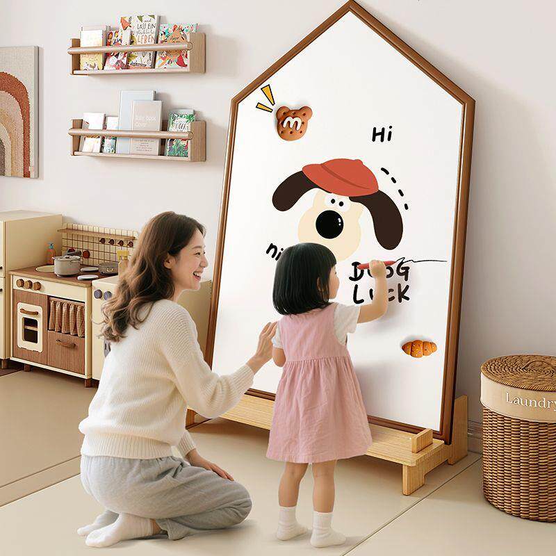 儿童大画板创意屋形磁吸