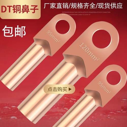 铜鼻子铜电缆接线端卡子D