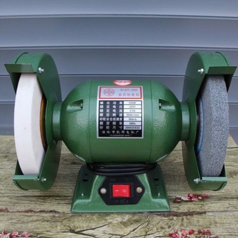 家庭台式砂轮机 磨光机磨刀机工业砂轮机220v~380v砂轮机