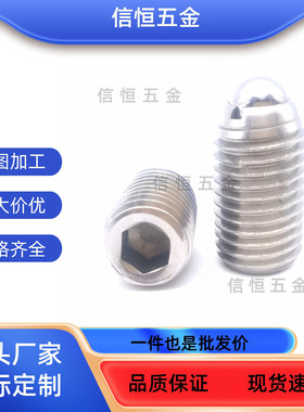 ZAH03/BSJL3/4/5/6/8/10/12/16定位珠球头锁紧销波珠波仔球头柱塞