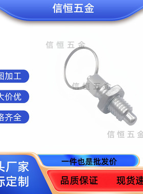 不锈钢碳钢旋钮柱塞分割定位柱ZAC41/42/44/45拉环式分度销