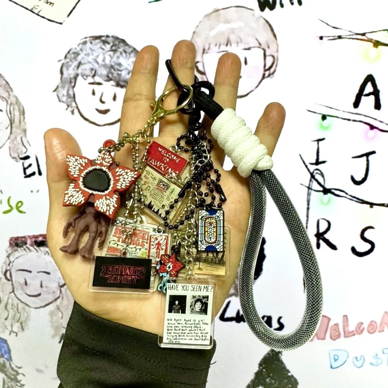 怪奇物语挂件 周边 包挂 怪奇物语系列