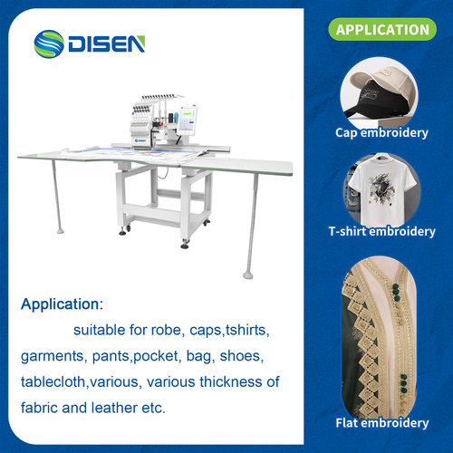 Industrial Single Head Cap Embroidery Machine 500*1200 Price