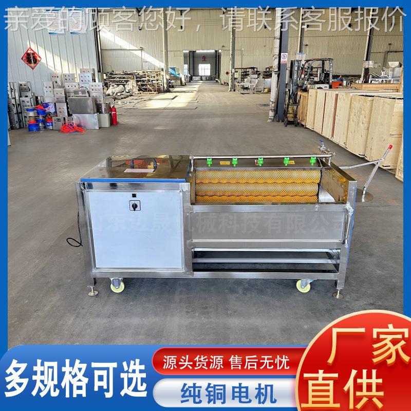 厂红家自直销全动毛辊莲薯土豆清SFS洗去皮机工业大型藕姜去皮清