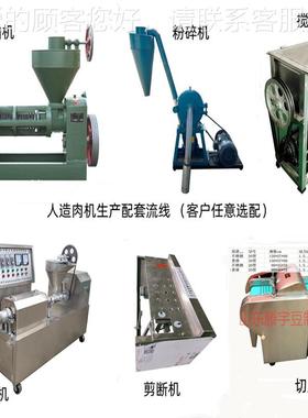 豆牛排豆皮机 豆肉皮机器图片大全PXP人造作皮制加工视频