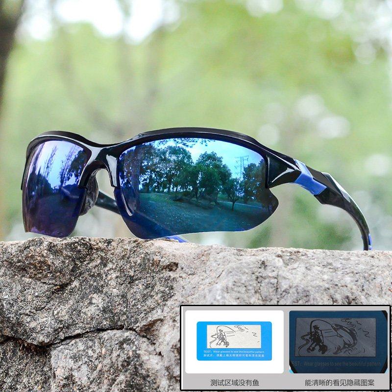 偏光不空军潮流硅胶鼻托时尚运动眼镜驾驶骑行太阳镜跑步太阳镜
