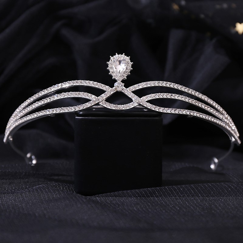 女童芭蕾舞蹈王冠头饰儿童钢琴演出皇冠发饰小朋友生日公主发箍女