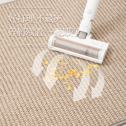 床边毯家用床前榻榻米地垫日式仿剑麻地毯卧室房间床边垫主卧床前