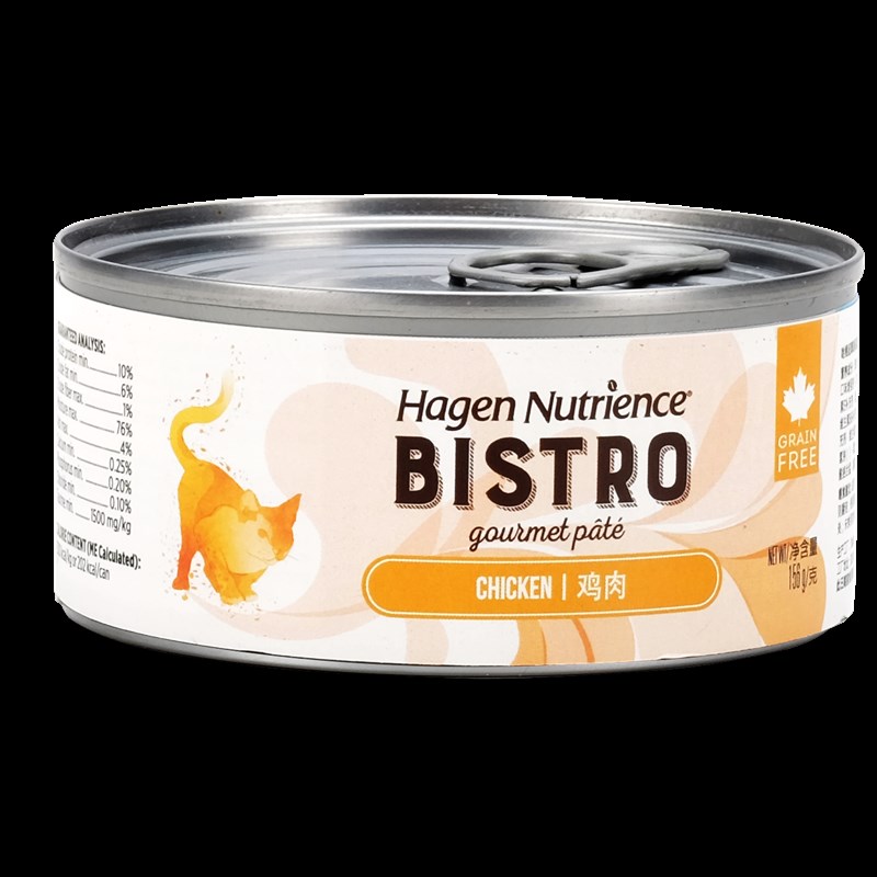 猫无忧 拍4个包邮 纽翠斯私厨鸡三文鱼鸡肝主食罐头156g