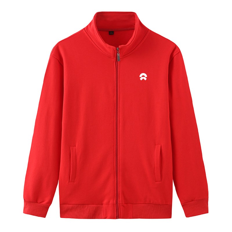 NIO蔚来工作服立领拉链卫衣汽车维修美容店衣服工装定制logo印字