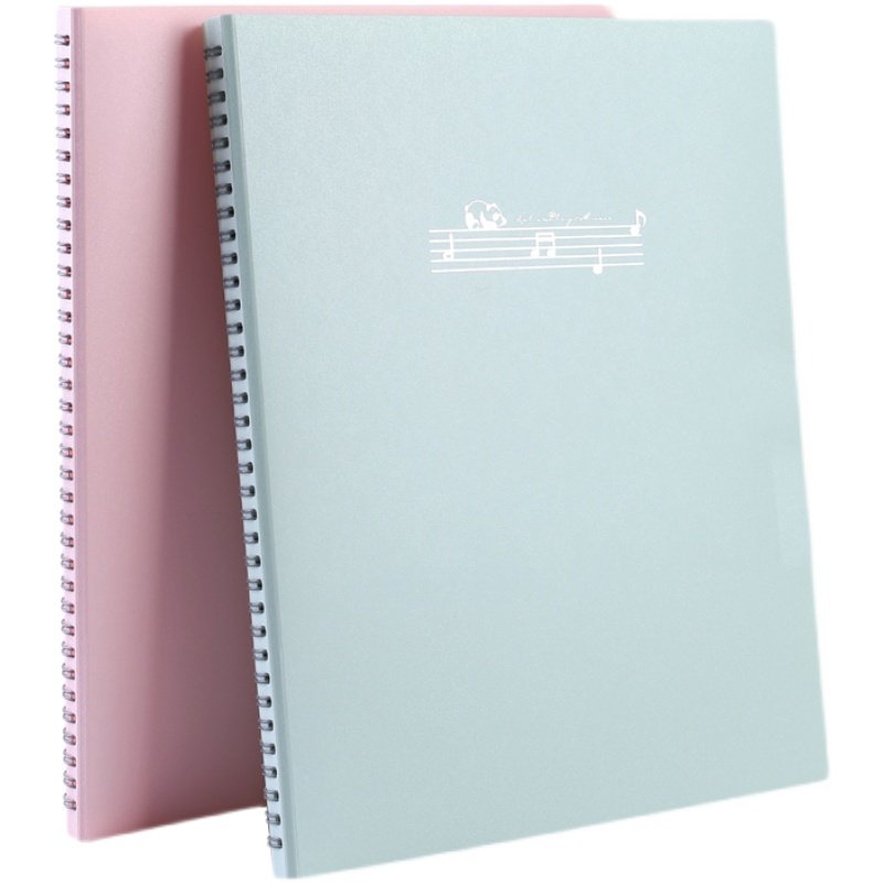 a4乐谱夹文件夹透明插页式钢琴谱夹歌谱吉他古筝架子鼓多层曲谱夹