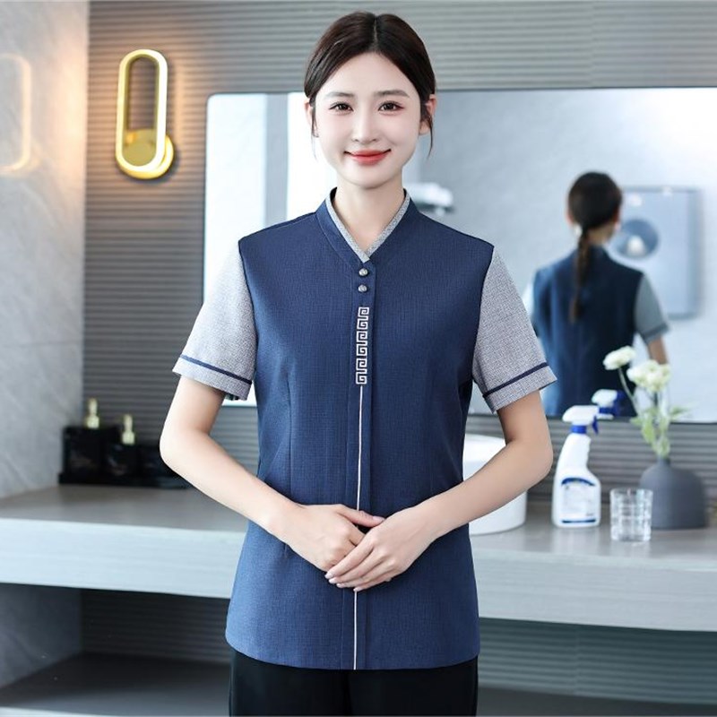物业保洁工作服秋冬款长袖酒店宾馆客房家政清洁员PA阿姨工装制服