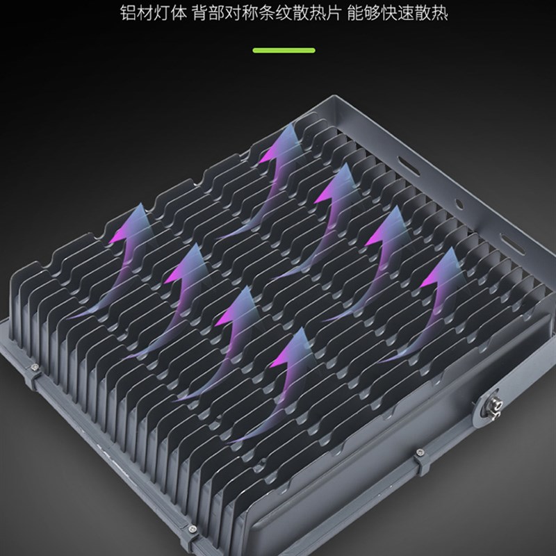 LED投光灯50w100w200w300w户外防水超亮泛光灯射灯工程防雷灯
