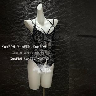 驯服的猫 「火辣勾魂」性感内衣睡衣蕾丝透视连体衣