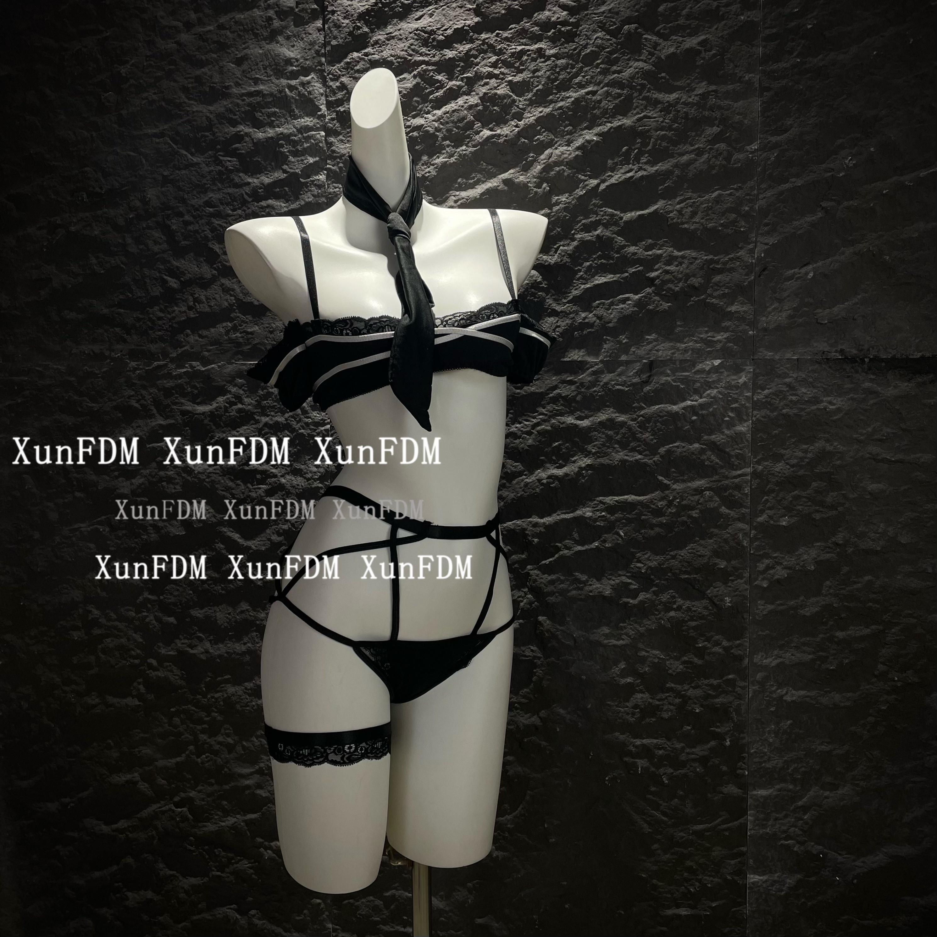 性感纯欲甜心小教官分体式短裙