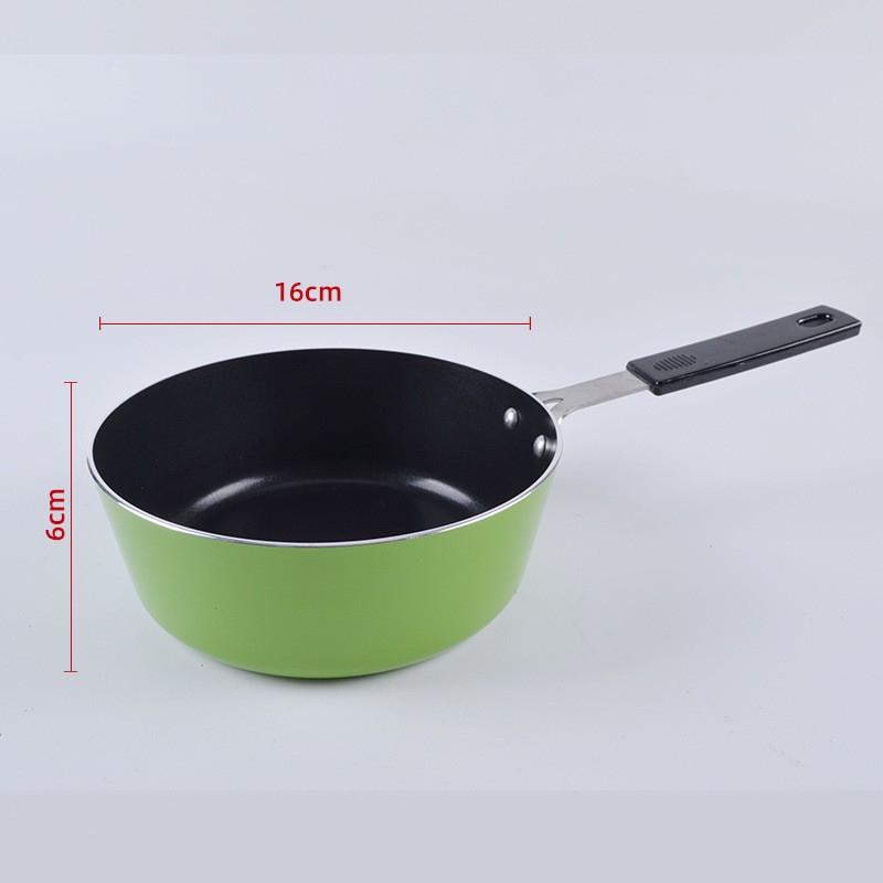 16cm奶锅 棒棒糖不粘锅 14cm宝宝辅食锅 煮面热奶煎蛋不锈钢锅