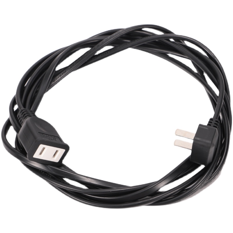 超薄两插头连接线加长电源线插座线转换器电动车充电延长线带开关