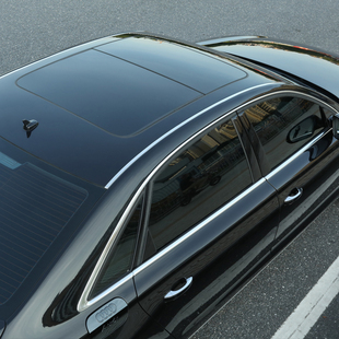 车身饰条前窗车顶尾门亮银装 适用11 奥迪A8L改装 D4老款 饰亮条 17款