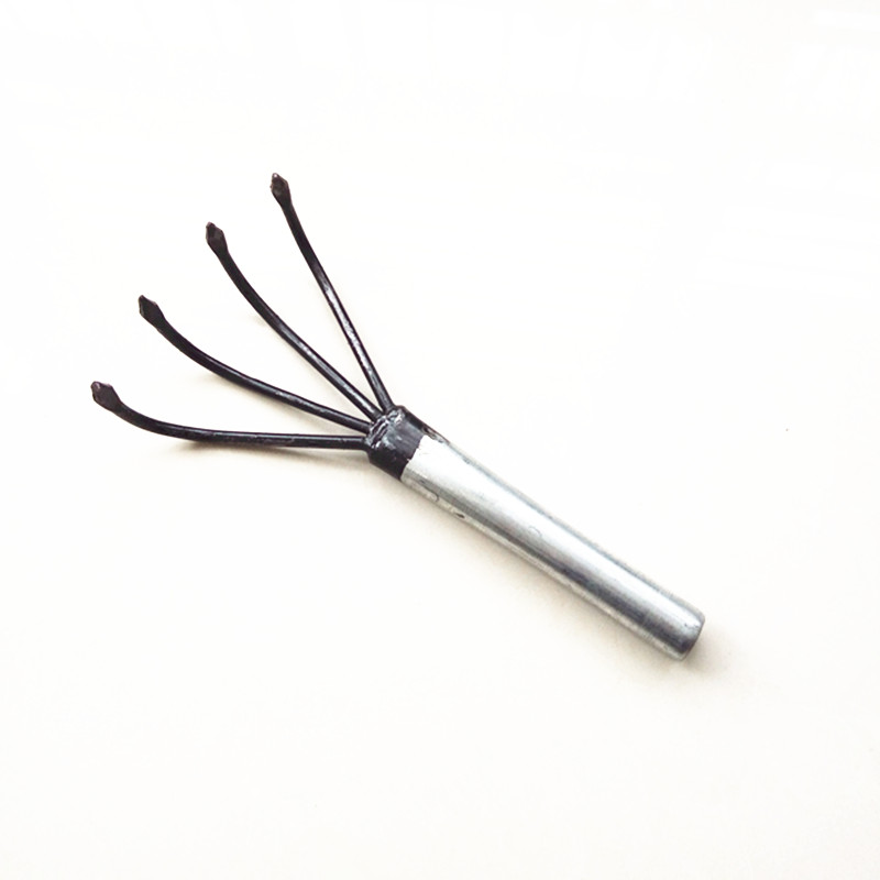 松土铁耙子农具园艺耙搂草四齿农用蛤蜊挖蛏子赶海专用工具沙滩耙