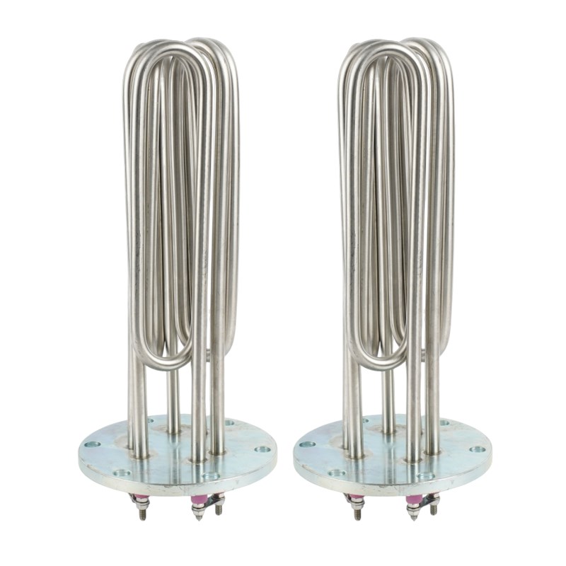 140MM法兰蒸烫机加热管水箱锅炉大功率电热管220V/380V蒸汽电加热