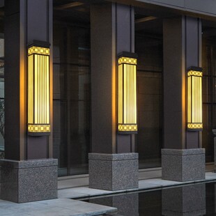 户外壁灯中式led防水外墙酒店别墅室外景观工程门柱灯定制庭院灯