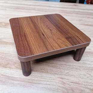 花盆底座落地增高架花盆实木底座增高台摆件圆形底座方形高脚架