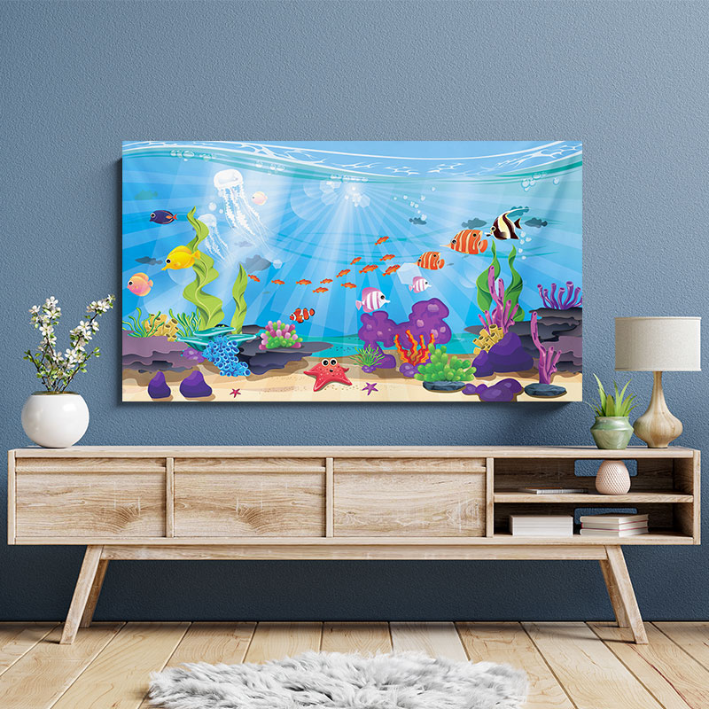 2022新款卡通电视机罩套电视罩盖布防尘罩55寸86电视布罩子电视套