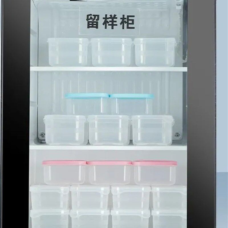 幼儿园学校托管食品留样柜单门小型家用保鲜药Q品带锁冷藏柜小冰